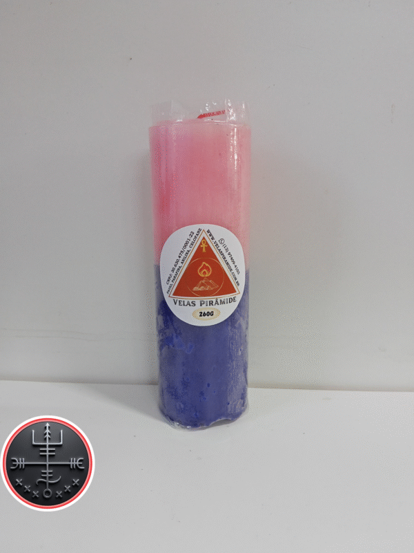 VELA 07 DIAS ROSA E AZUL