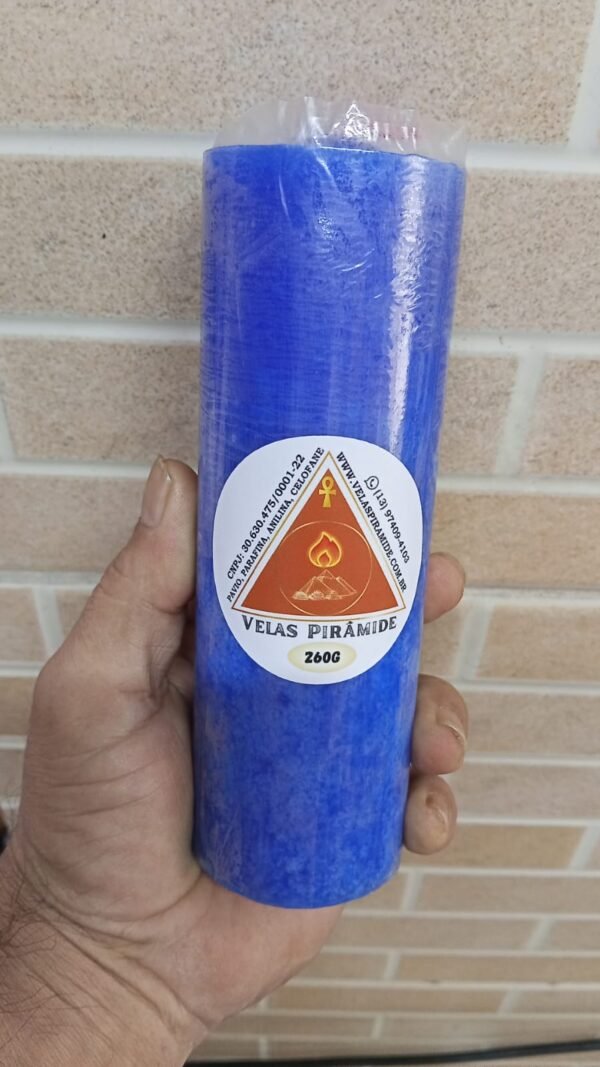 VELA 07 DIAS AZUL CLARO