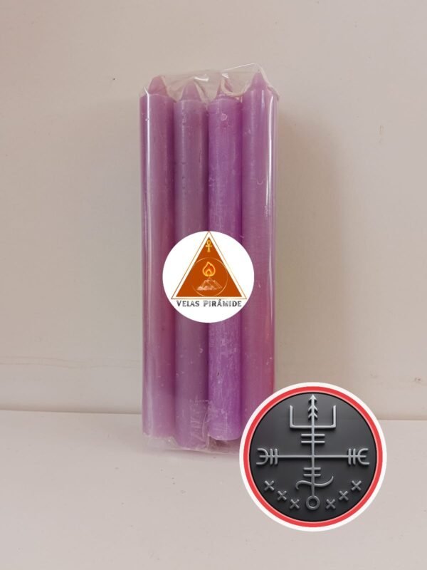 VELA PALITO MAÇO LILAS