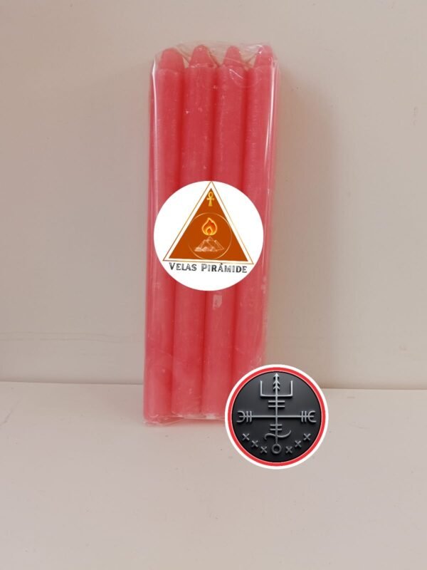 VELA PALITO MAÇO ROSA